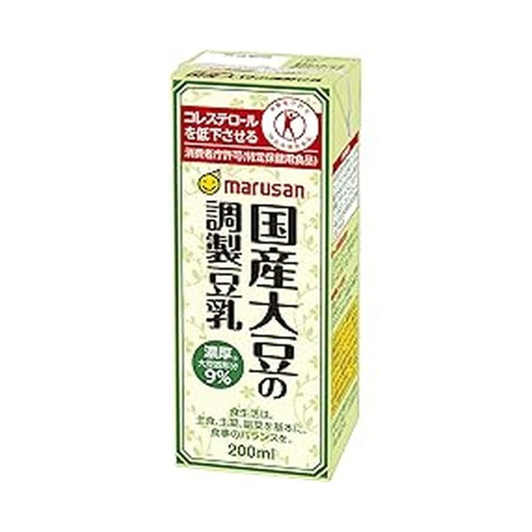 【アウトレット】【1,398円】 マルサン トクホ 国産大豆の調製豆乳 200ml×24本