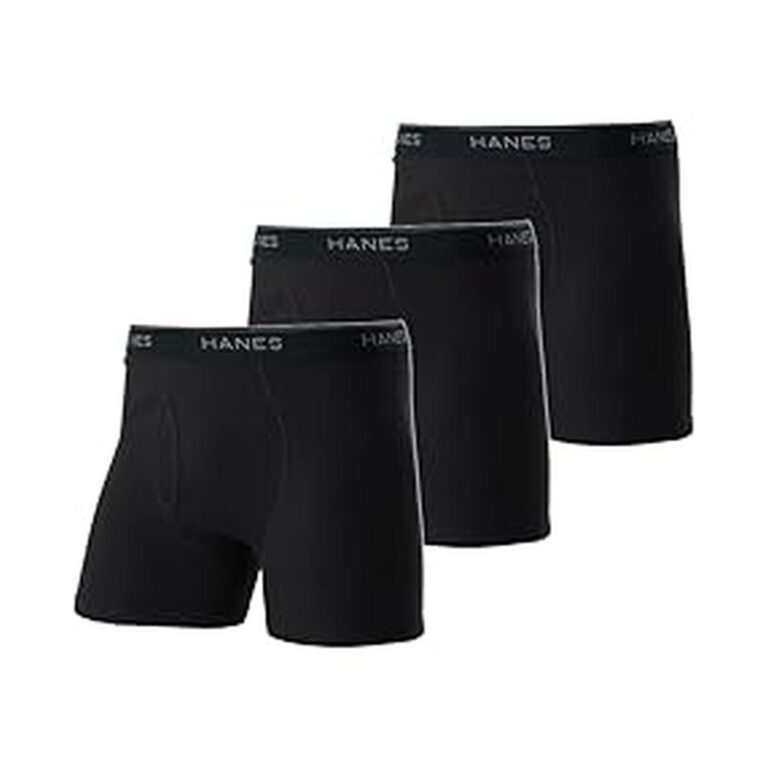 【45%OFF】【851円】 Hanes 抗菌防臭 ボクサーパンツ 3枚組
