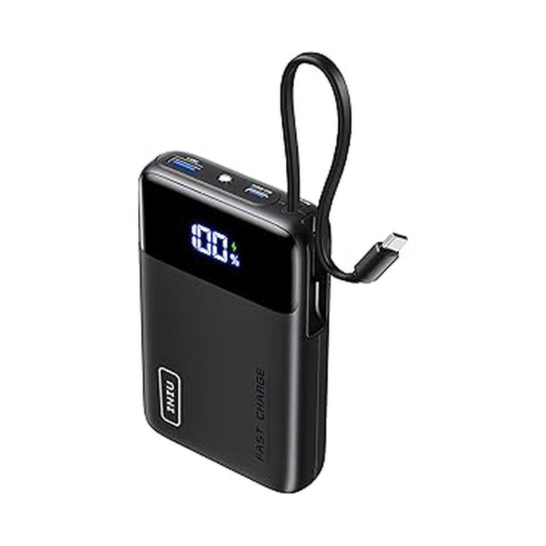 【17%OFF+49%OFF】【2,039円】 INIU 45W急速充電 20000mAh 内蔵ケーブル付き モバイルバッテリー 【送料無料】