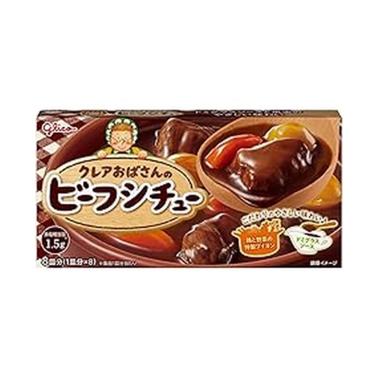 【44%OFF】【880円】 江崎グリコ クレアおばさんのビーフシチュー 148g（8皿分）×5個