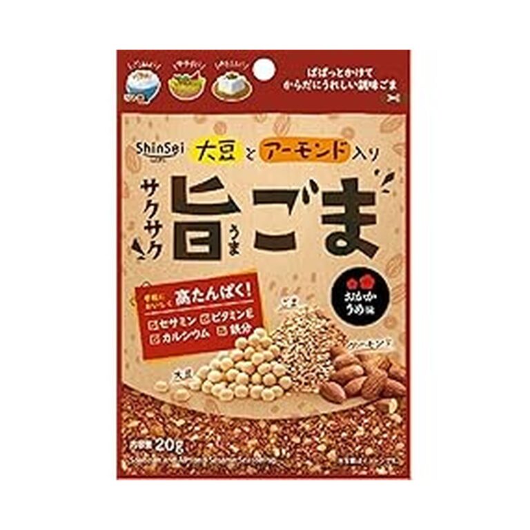 【クーポン割引】【678円】 真誠 サクサク旨ごま おかかうめ味 20g×10袋