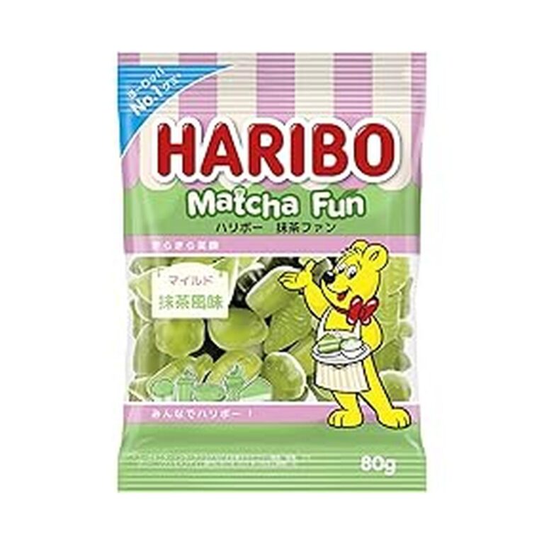 【値下げ】【850円】 ハリボー 抹茶ファン 80g×10袋 【送料無料】