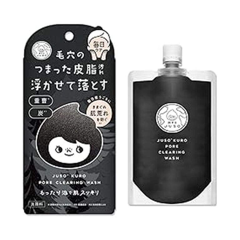 【49%OFF】【500円（定期便475円）】 JUSO KURO PORE CLEARING WASH 濃密泡 重曹黒ウォッシュ 100g